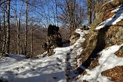 67 In saliscendi pestando neve non ghiacciata